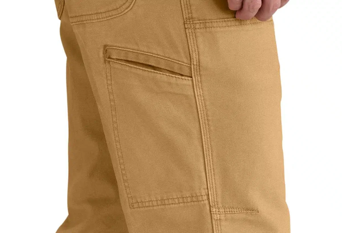 Pantalones de lona Rigby de corte recto holgado con doble refuerzo en las rodillas - Pantalones de trabajo