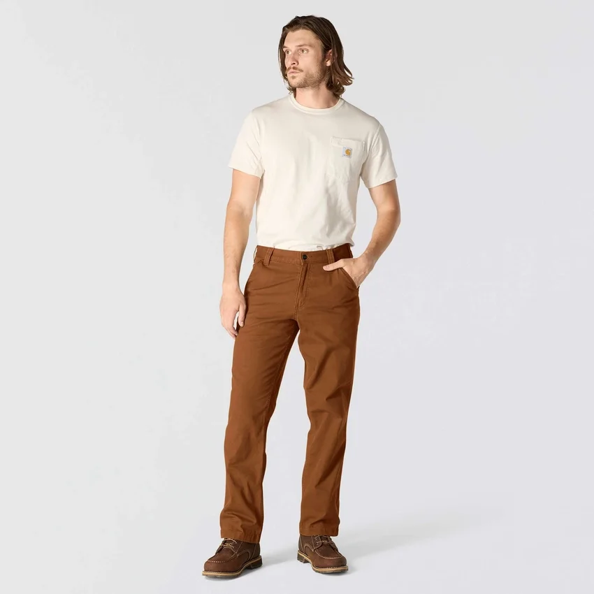 Pantalones de lona Rigby de corte recto holgado - Pantalones de trabajo