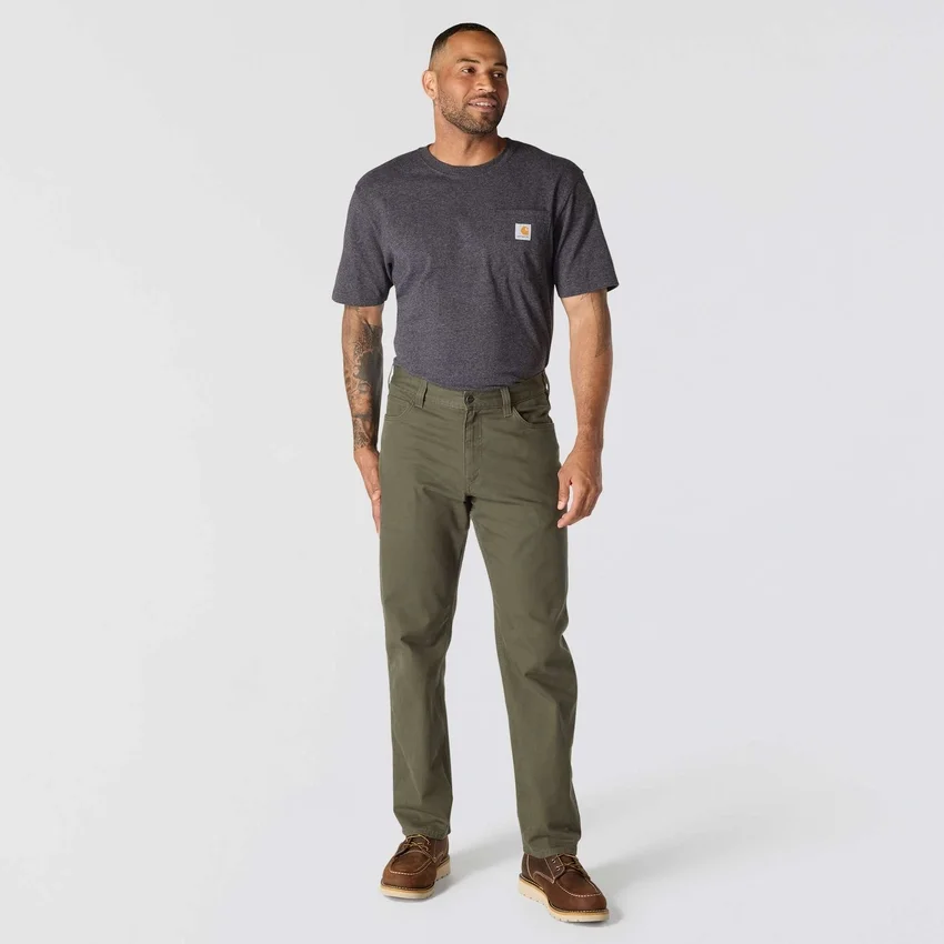 Pantalones de lona Rigby de corte recto holgado - Pantalones de trabajo