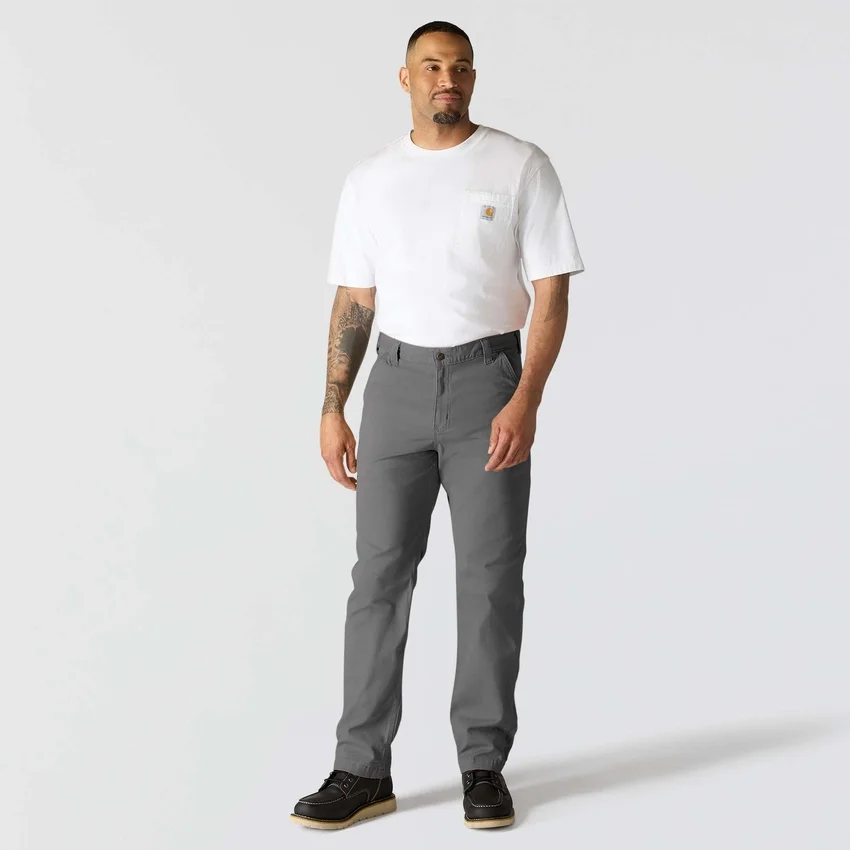 Pantalones de lona Rigby de corte recto holgado - Pantalones de trabajo