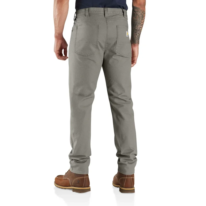 Pantalones de trabajo ajustados y cónicos Rugged Flex® de lona