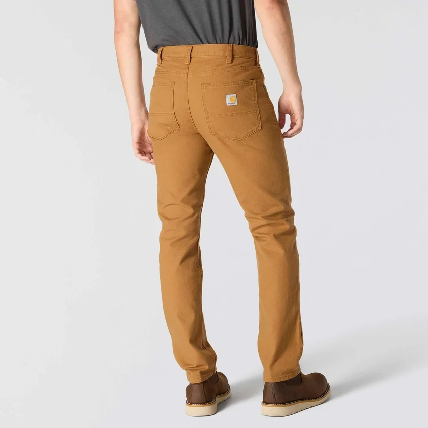 Pantalones de trabajo ajustados y cónicos Rugged Flex® de lona