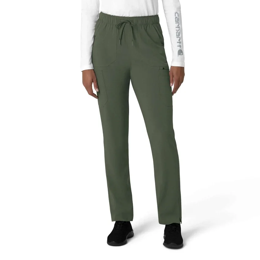 Pantalones de trabajo cargo de pierna recta Force Cross-Flex para mujer