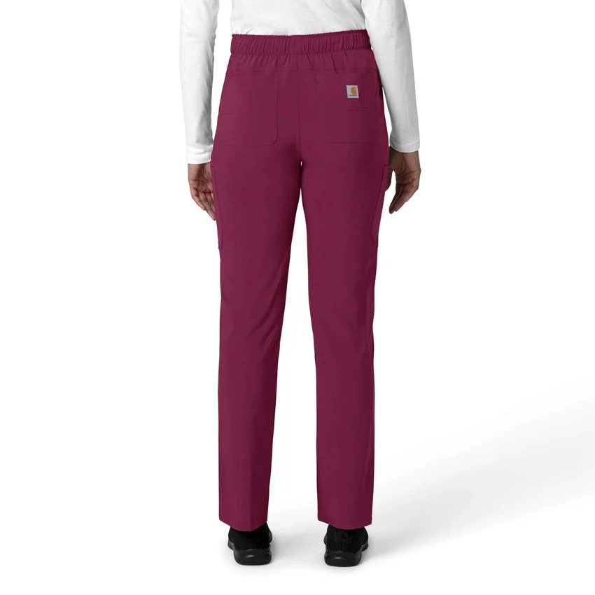 Pantalones de trabajo cargo de pierna recta Force Cross-Flex para mujer