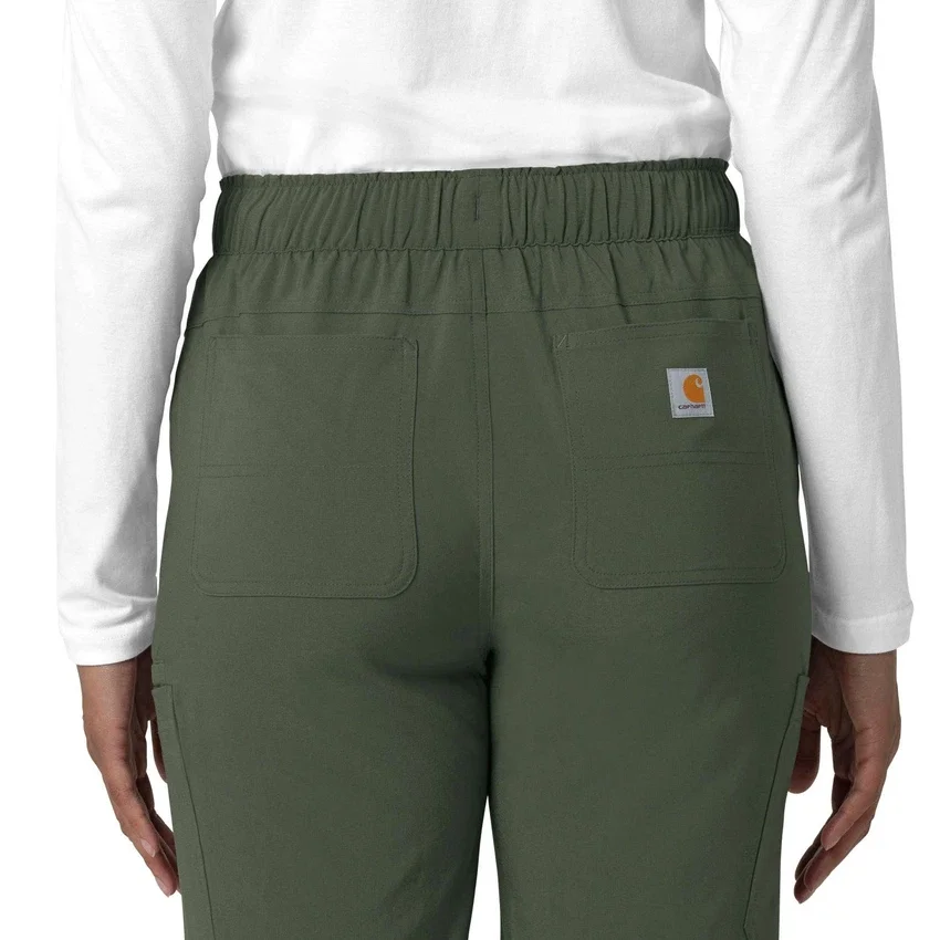 Pantalones de trabajo cargo de pierna recta Force Cross-Flex para mujer