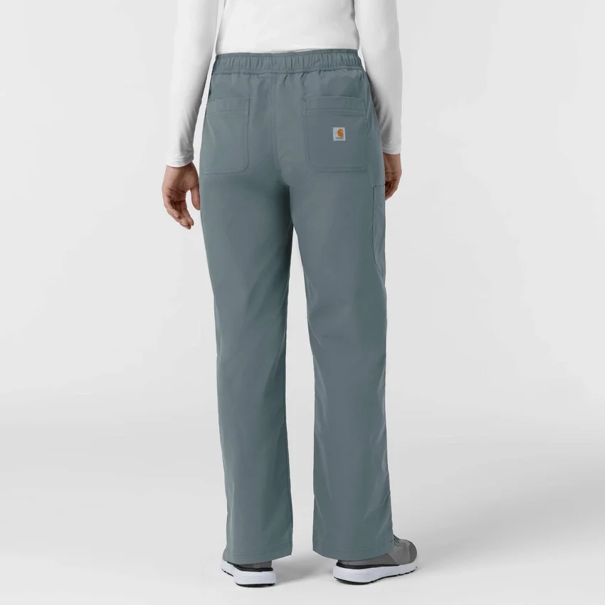 Pantalones de trabajo cargo para mujer Rugged Flex Fld, de tejido ripstop y corte acampanado