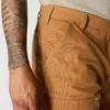 Pantalones de trabajo carhartt B01 para hombre, de corte holgado, en lona Firm Duck, con doble refuerzo en las rodillas
