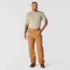 Pantalones de trabajo carhartt B01 para hombre, de corte holgado, en lona Firm Duck, con doble refuerzo en las rodillas