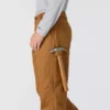 Pantalones de trabajo carhartt B111 para hombre, de corte recto holgado, en tela de lona lavada y con forro