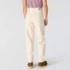 Pantalones de trabajo de lona con doble refuerzo en las rodillas y corte vintage para mujer