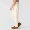 Pantalones de trabajo de lona con doble refuerzo en las rodillas y corte vintage para mujer