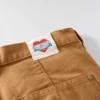 Pantalones de trabajo de lona con doble refuerzo en las rodillas y corte vintage para mujer