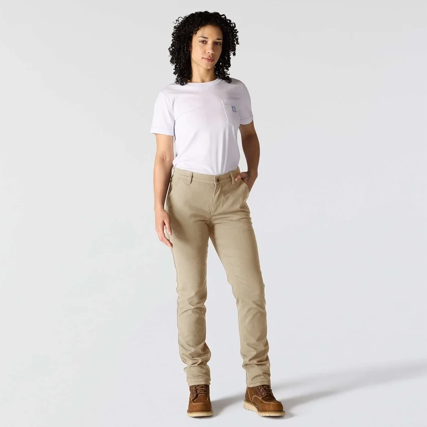 Pantalones de trabajo de lona elástica «The Essential Ashland» para mujer