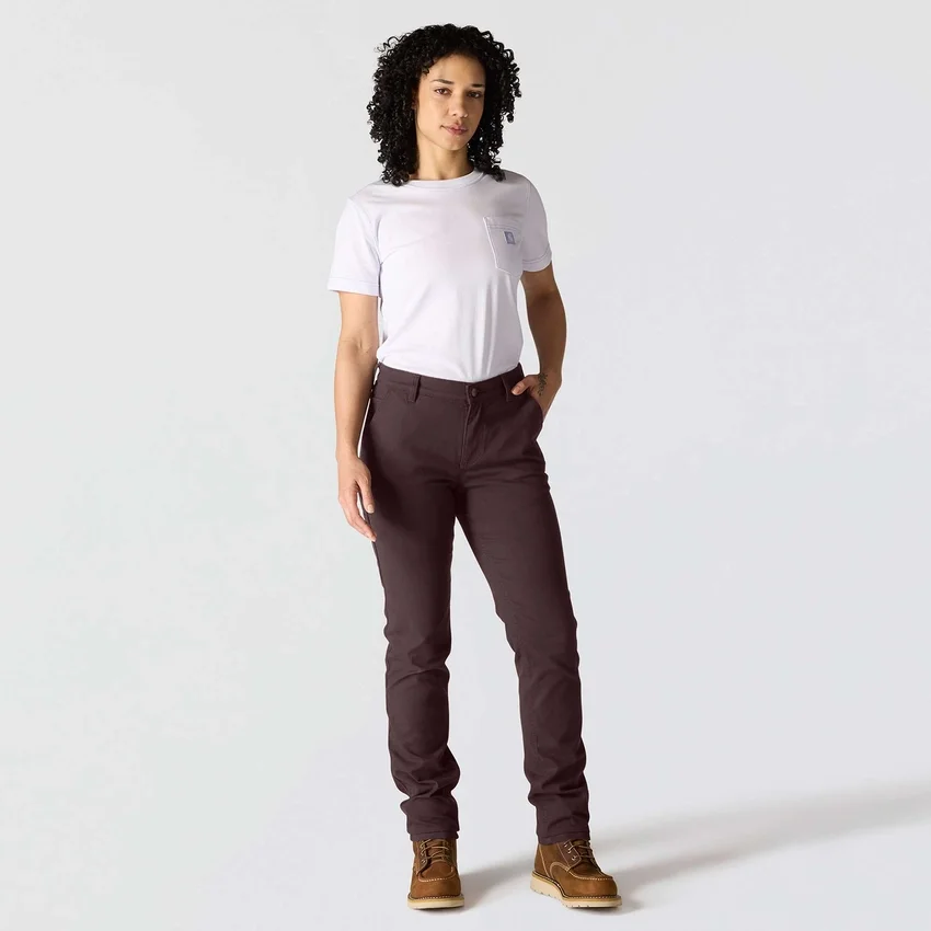 Pantalones de trabajo de lona elástica «The Essential Ashland» para mujer