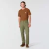 Pantalones de trabajo de lona para hombre de la serie Crafted, corte holgado y pernera recta