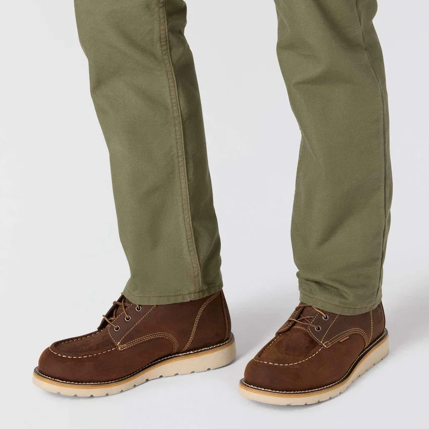 Pantalones de trabajo de lona para hombre de la serie Crafted, corte holgado y pernera recta