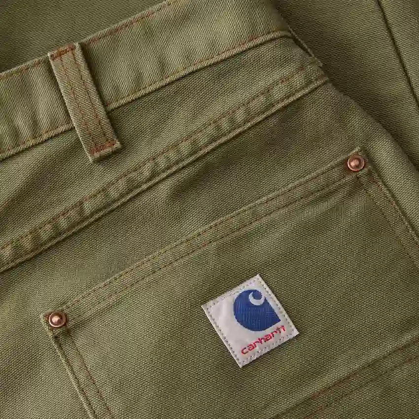 Pantalones de trabajo de lona para hombre de la serie Crafted, corte holgado y pernera recta