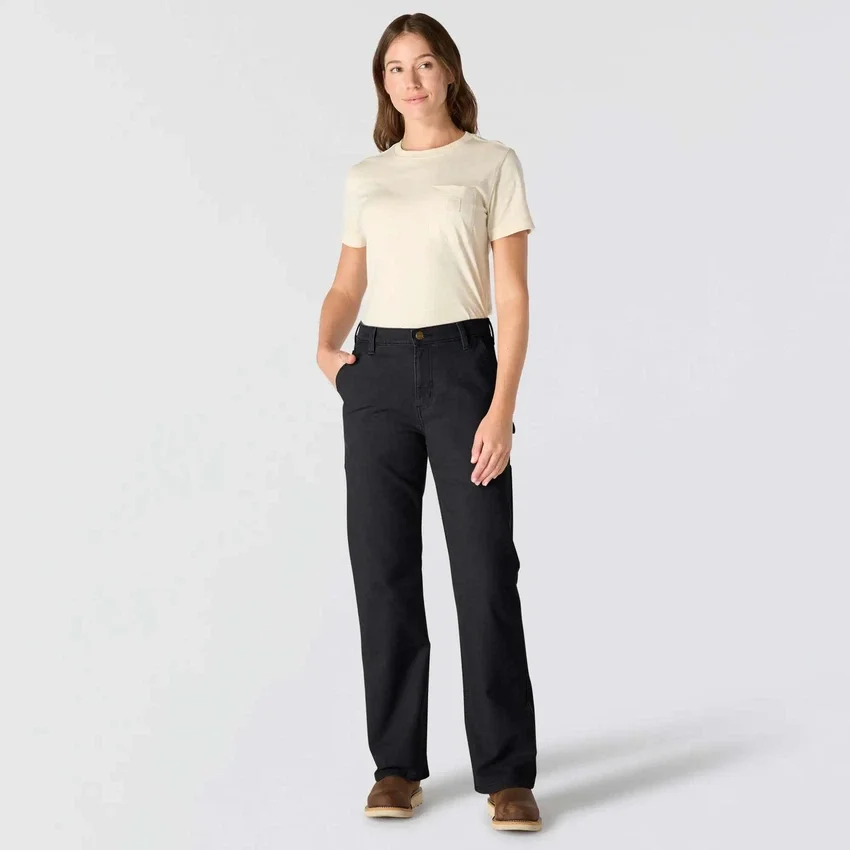 Pantalones de trabajo de lona para mujer