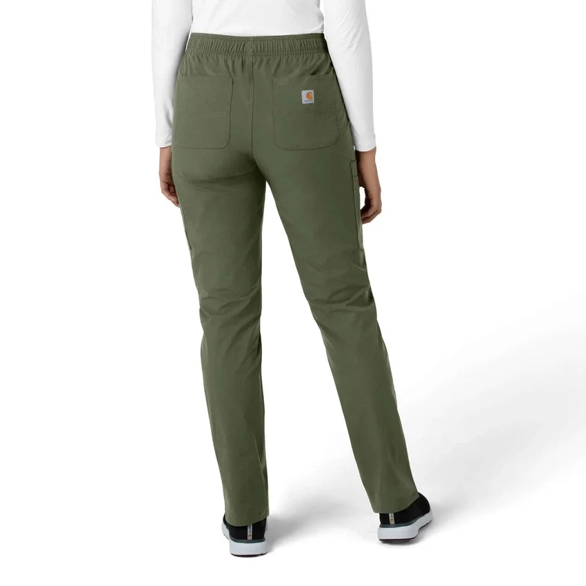 Pantalones de trabajo de pierna recta Force Essentials para mujer