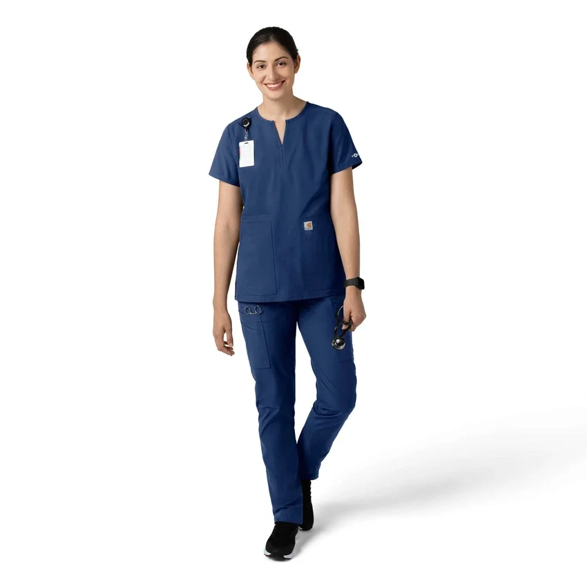 Pantalones de trabajo de pierna recta Force Essentials para mujer