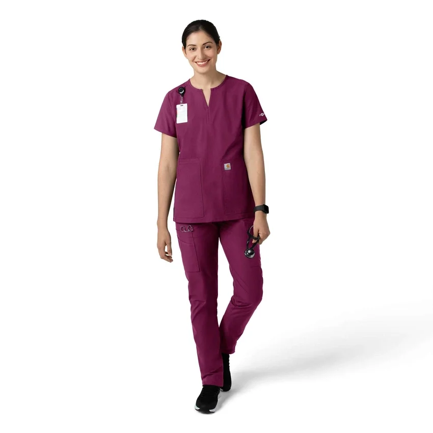 Pantalones de trabajo de pierna recta Force Essentials para mujer