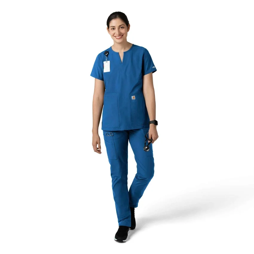 Pantalones de trabajo de pierna recta Force Essentials para mujer
