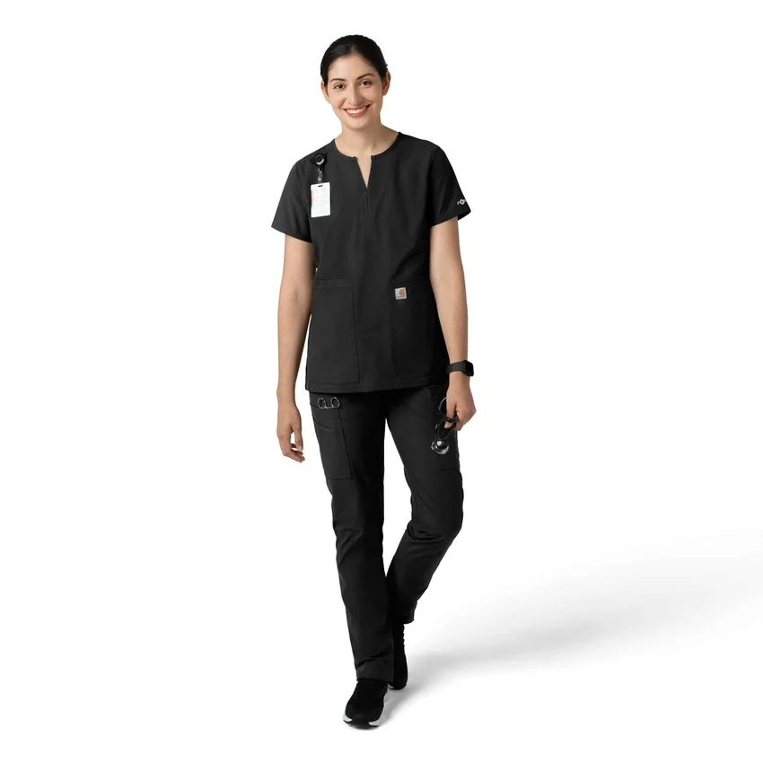Pantalones de trabajo de pierna recta Force Essentials para mujer