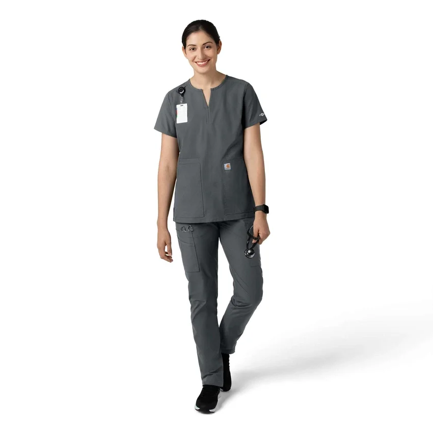 Pantalones de trabajo de pierna recta Force Essentials para mujer