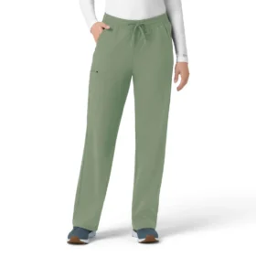 Pantalones de trabajo de punto Force Cross-Flex con corte acampanado para mujer