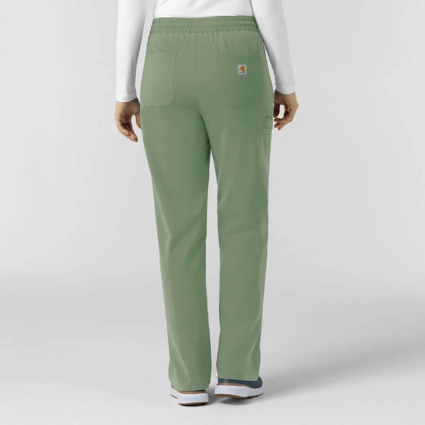 Pantalones de trabajo de punto Force Cross-Flex con corte acampanado para mujer