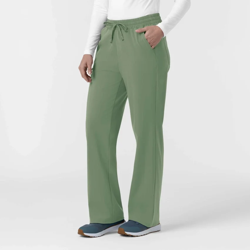 Pantalones de trabajo de punto Force Cross-Flex con corte acampanado para mujer