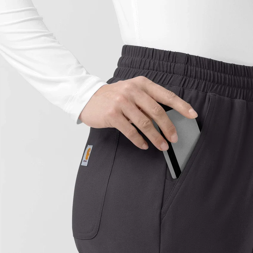Pantalones de trabajo de punto Force Cross-Flex con corte acampanado para mujer