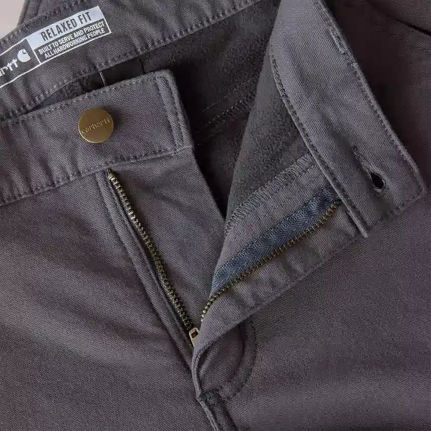 Pantalones de trabajo elásticos de lona forrados «The Essential Ashland» para mujer