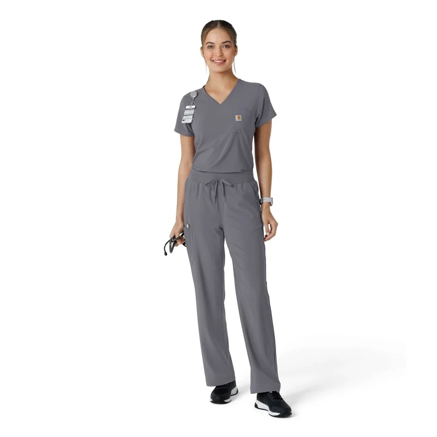 Pantalones de trabajo Force Cross-Flex de corte acampanado para mujer