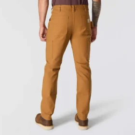 Pantalones de trabajo para hombre, de corte ajustado y cónico, de tela «Rugged Flex Duck» con doble refuerzo en las rodillas