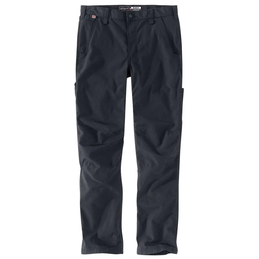 Pantalones de trabajo para hombre Fr de corte holgado y pierna recta con tejido ripstop Force