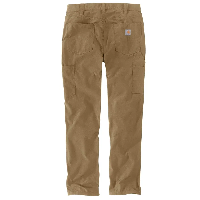 Pantalones de trabajo para hombre Fr de corte holgado y pierna recta con tejido ripstop Force
