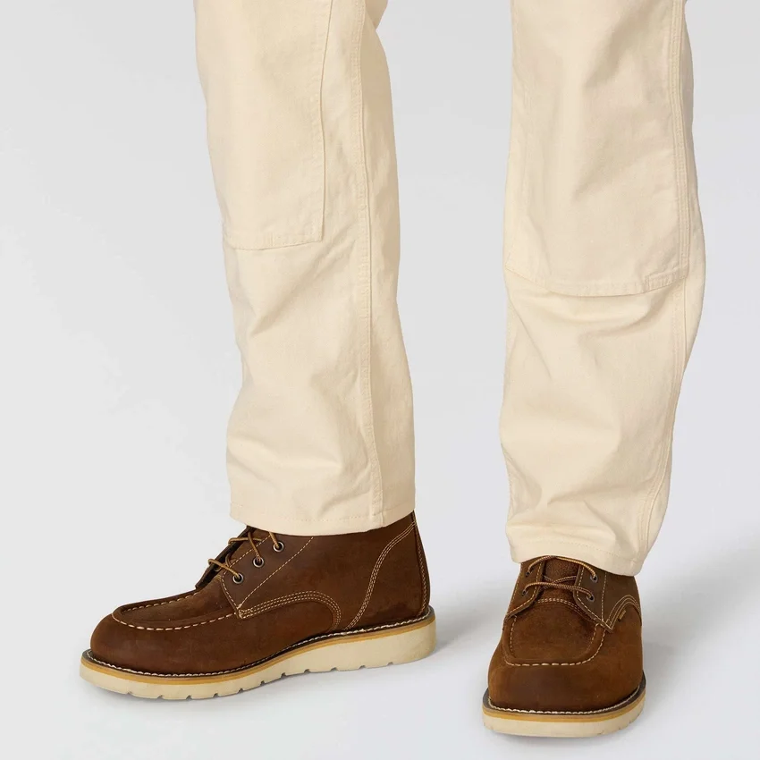 Pantalones de trabajo para pintores de la serie Crafted para hombre, de corte holgado y pierna recta, con doble refuerzo en las rodillas