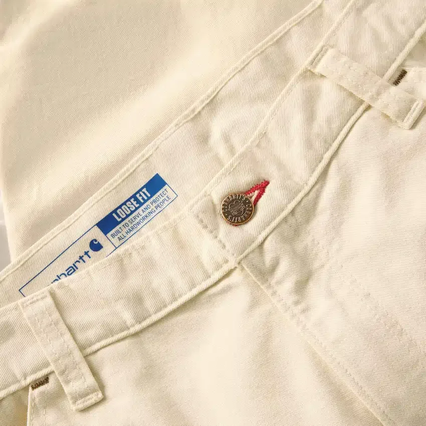 Pantalones de trabajo para pintores de la serie Crafted para hombre, de corte holgado y pierna recta, con doble refuerzo en las rodillas