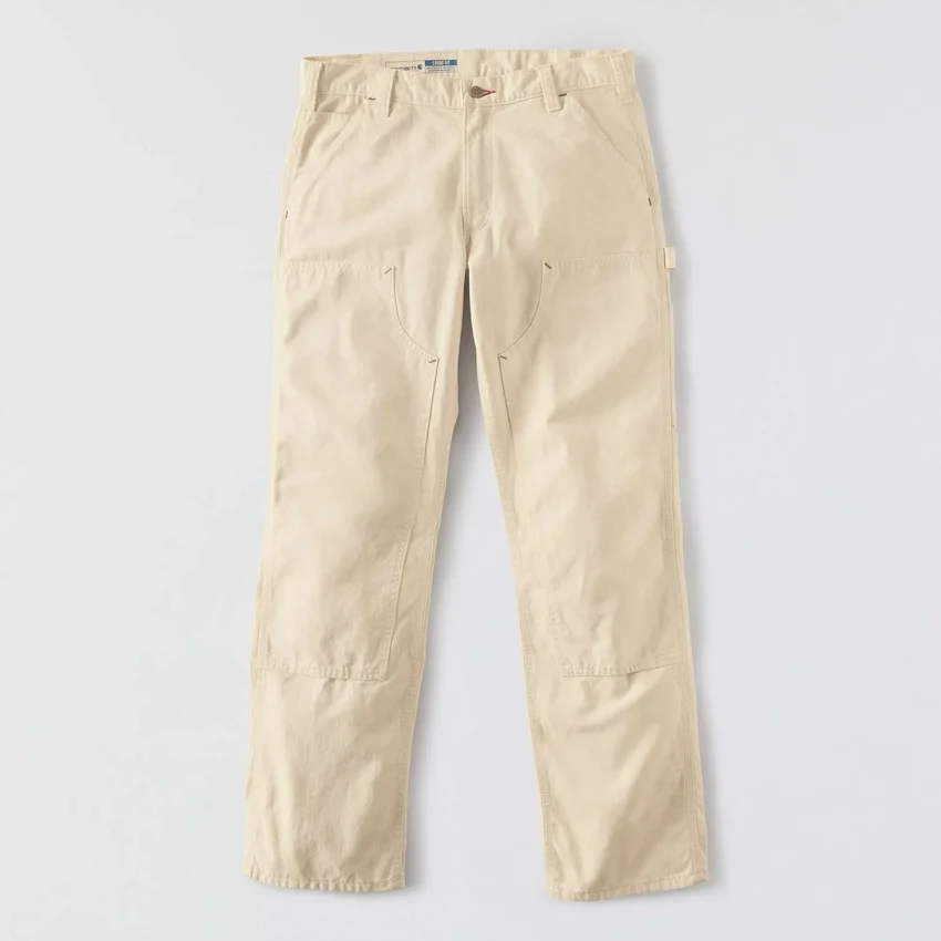 Pantalones de trabajo para pintores de la serie Crafted para hombre, de corte holgado y pierna recta, con doble refuerzo en las rodillas