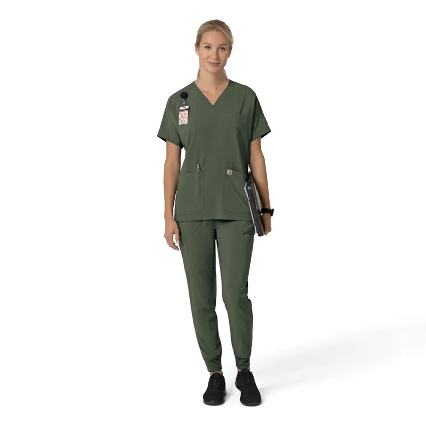 Pantalones de trabajo tipo jogger cargo Force Cross-Flex para mujer