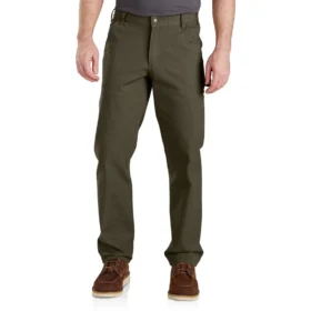 Pantalones rectos holgados de lona Rugged Flex® - Pantalones de trabajo