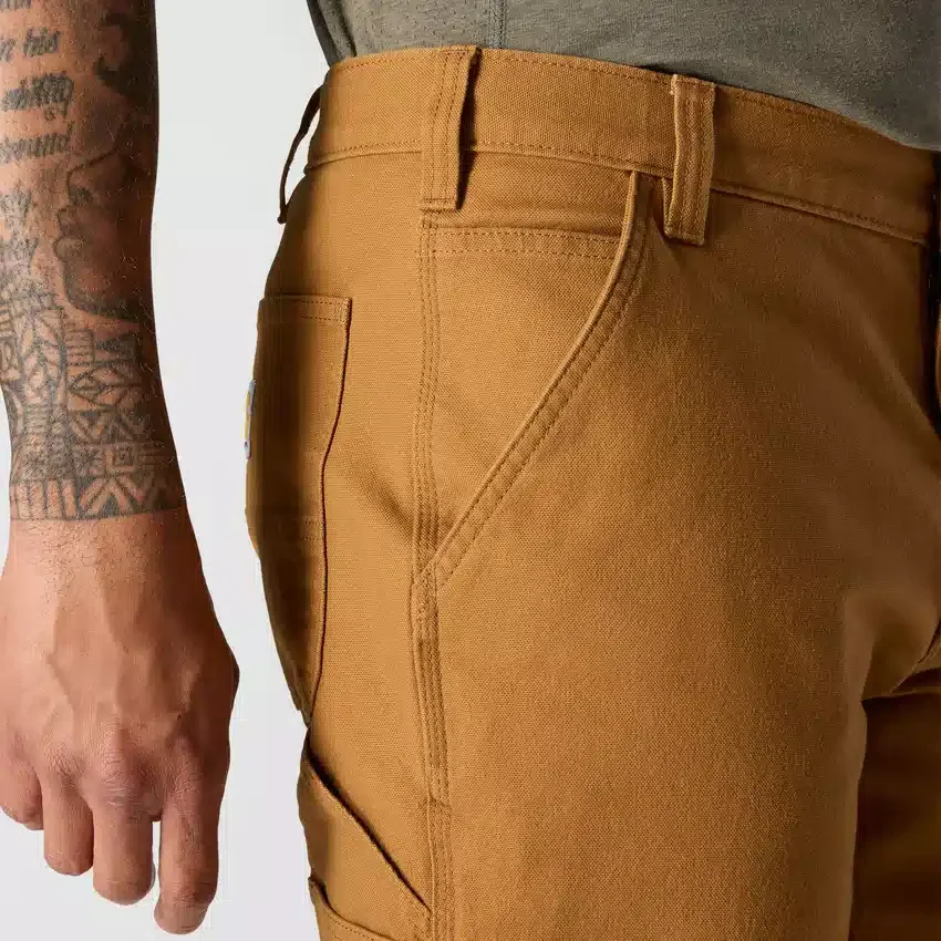 Pantalones rectos holgados de lona Rugged Flex® - Pantalones de trabajo