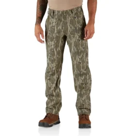 Pantalones rectos holgados Rugged Flex® con estampado de camuflaje «Duck»