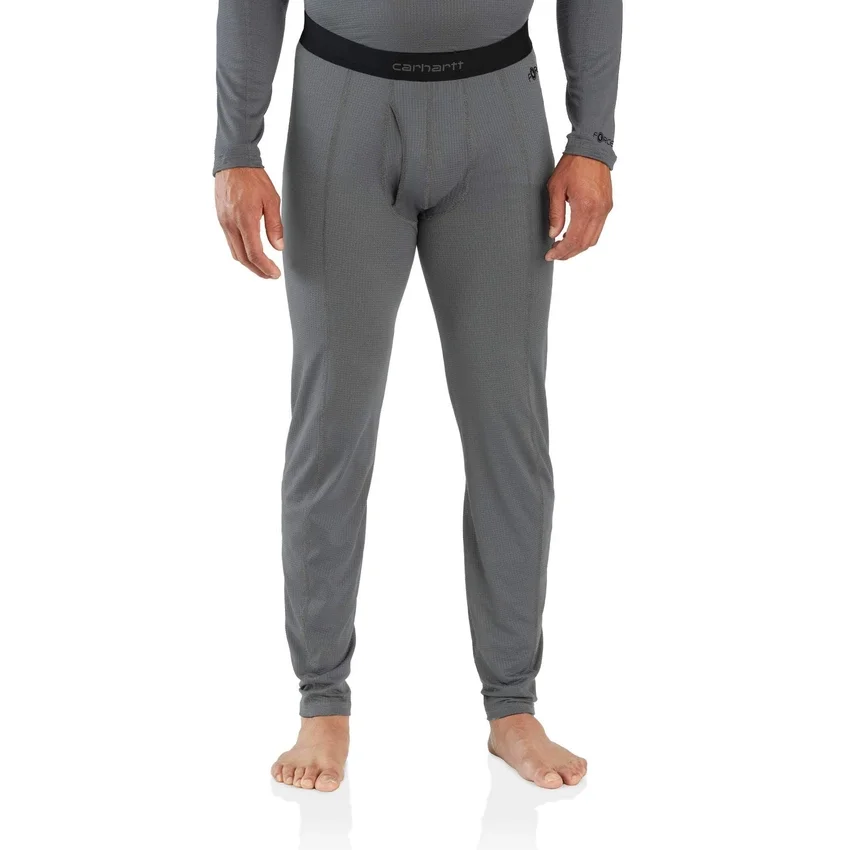 Pantalones térmicos de primera capa para hombre - carhartt Force® - Ligeros - Estampado de rejilla elástico