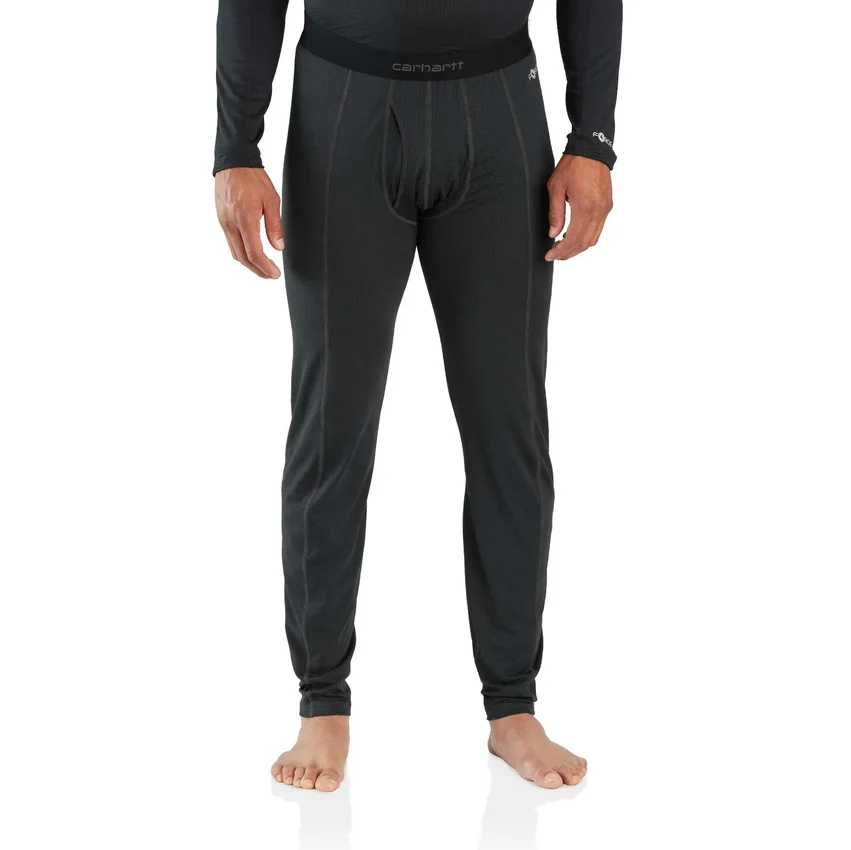 Pantalones térmicos de primera capa para hombre - carhartt Force® - Ligeros - Estampado de rejilla elástico