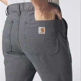 Pantalones utilitarios de lona Rigby para hombre, de corte ajustado y cónico