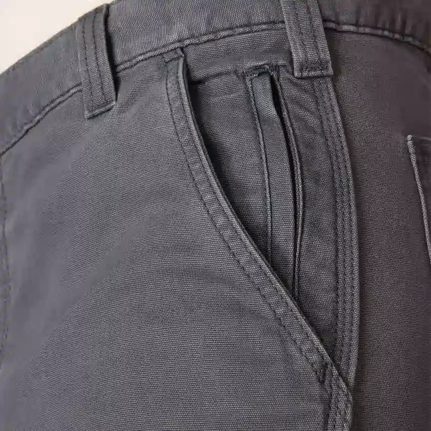 Pantalones utilitarios de lona Rigby para hombre, de corte ajustado y cónico