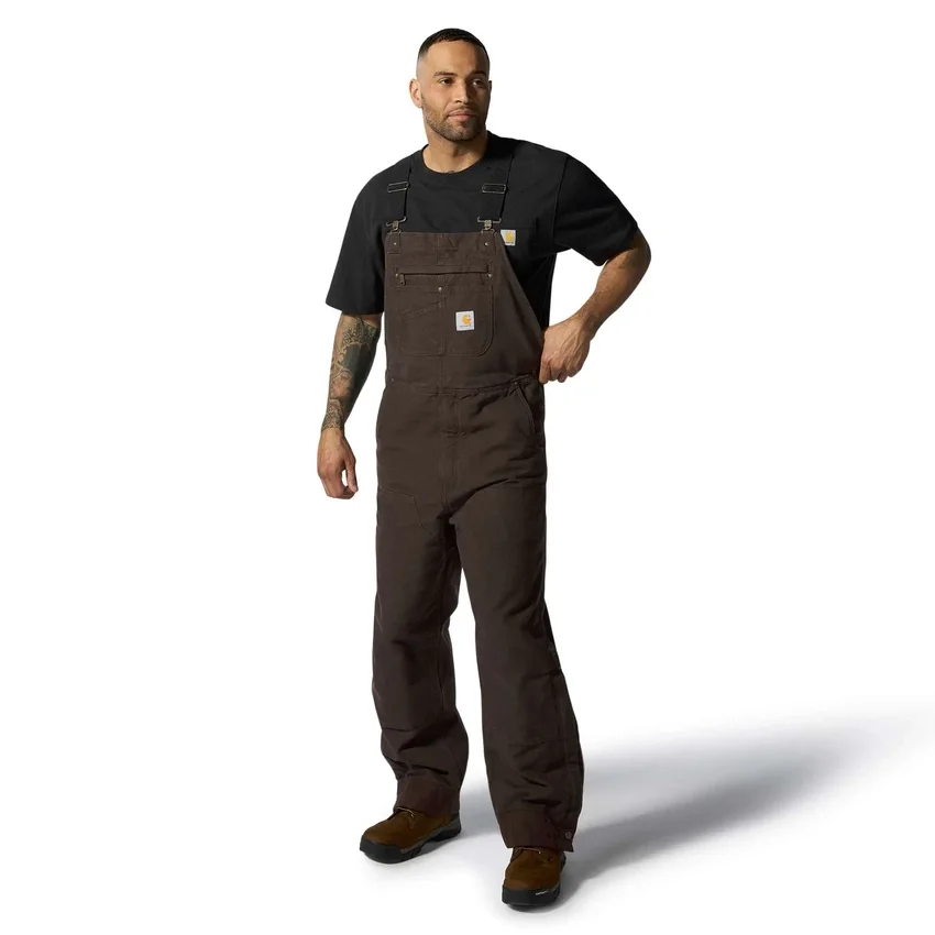Peto aislante de lona lavada para hombre