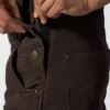Peto aislante de lona lavada para hombre